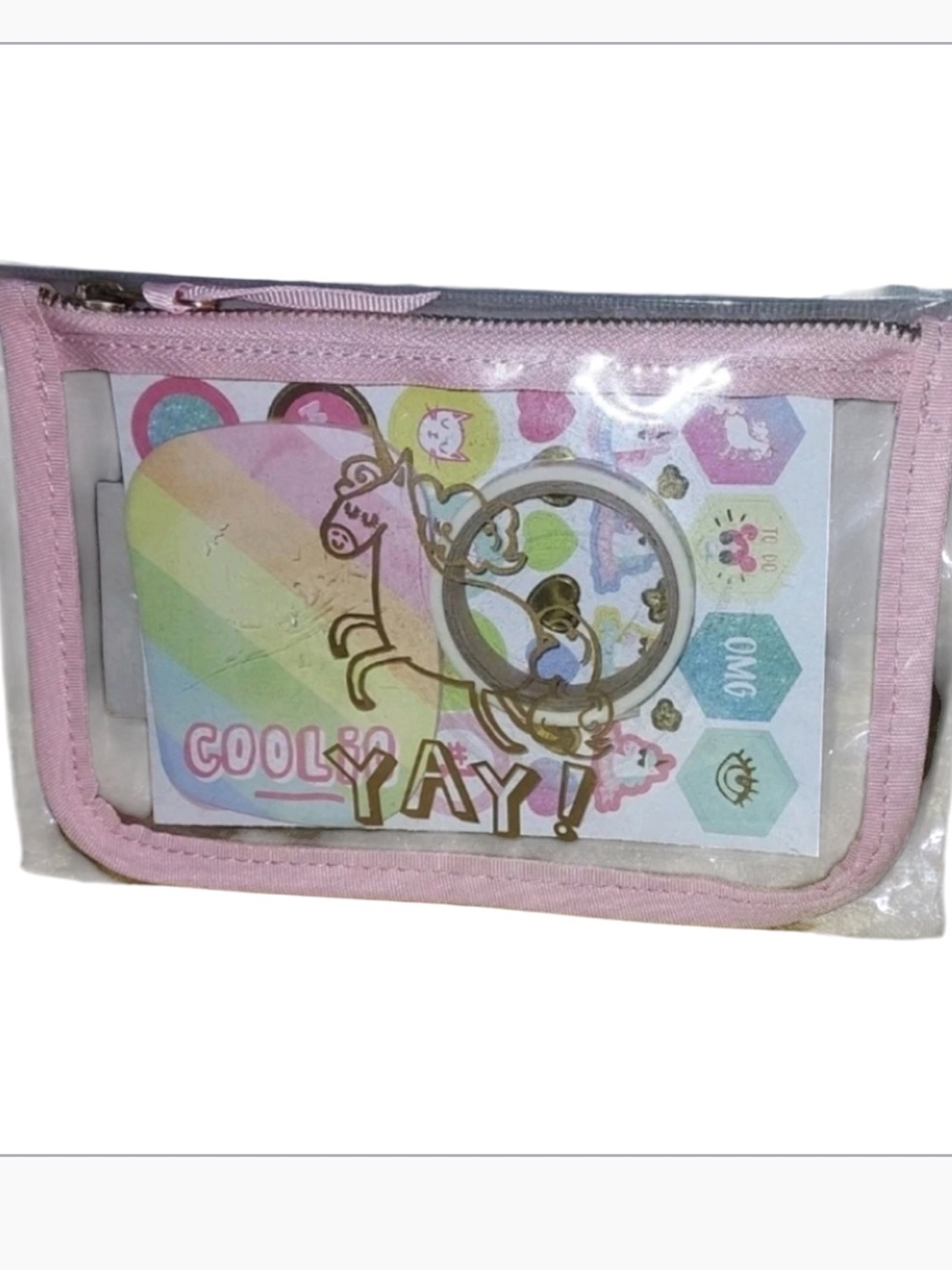 Recollections Lollipalooza WASHI PLANNER ACC STARTER KIT 54 Pc zip pouch Unicorn